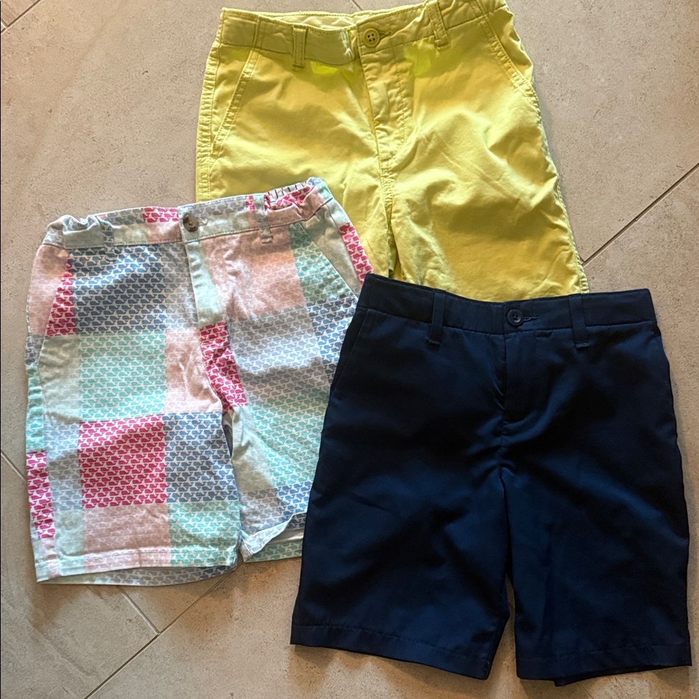 Vineyard Vines Kids Casual Shorts - Yellow, Navy, Multicolor